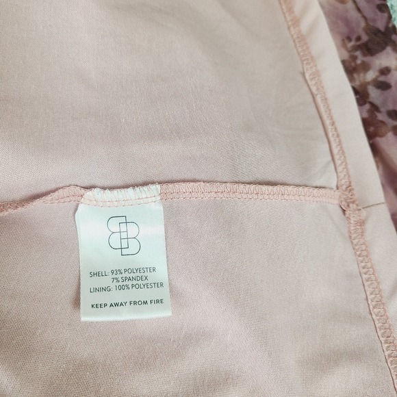 Baltic Born Maxi Dress S Dusty Rose Pink Velvet Floral V-Neck Romantic Gown - Picture 7 of 11